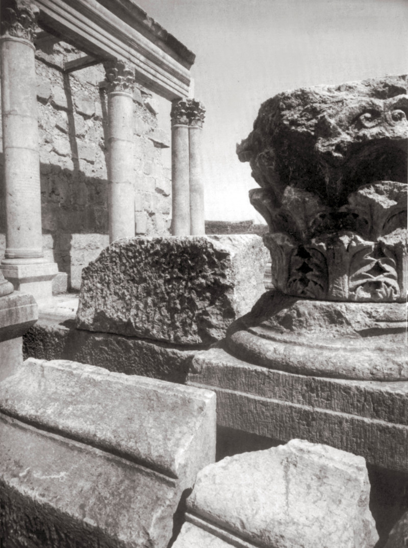 Tempelruine in Kapernaum